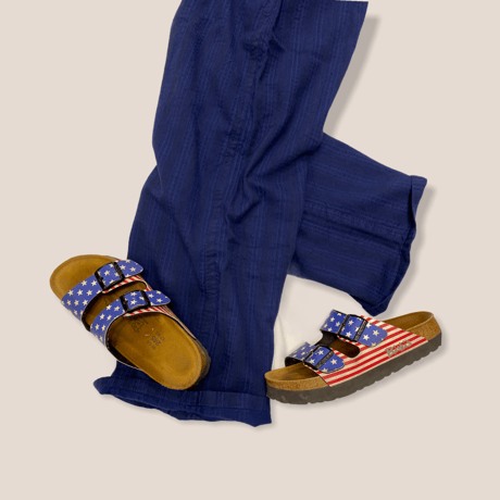 [USED] BIRKEN STOCK 厚底 "星条旗 ARIZONA"