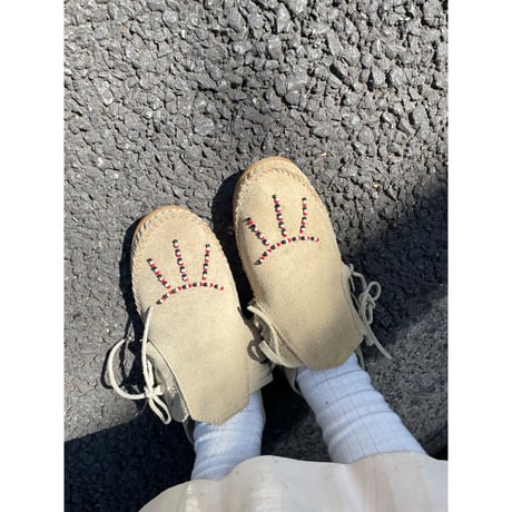 [USED] ビーズ付きモカシン ♩(size６)