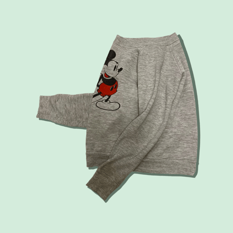 [USED] 80's Mickey SWEAT -YOUTH L-