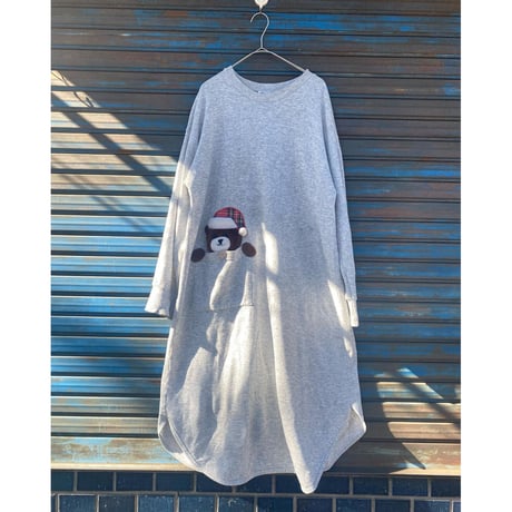 [USED] ひょっこりクマさん SWEATワンピース