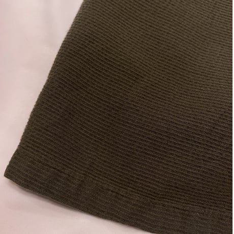 [USED] さらさらVISCOSE✨半袖カーキシャツ