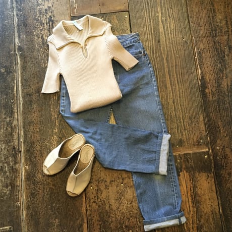 [USED] リブが可愛い♡KNIT TOPS
