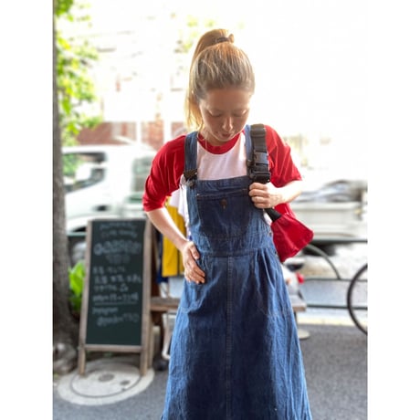 [USED] DENIM サロペットワンピース