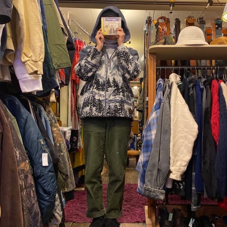 [USED] "EGO"snow patternフリースJKT
