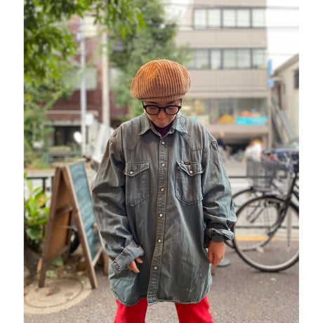 [USED] コーデュロイ ベレー帽