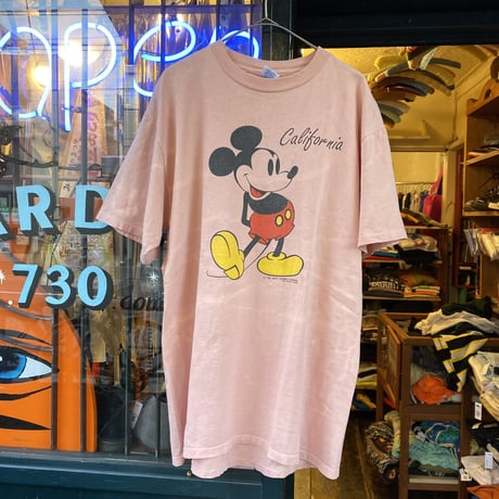 [USED] made in U.S.A. PINK Mickey Tee🏰