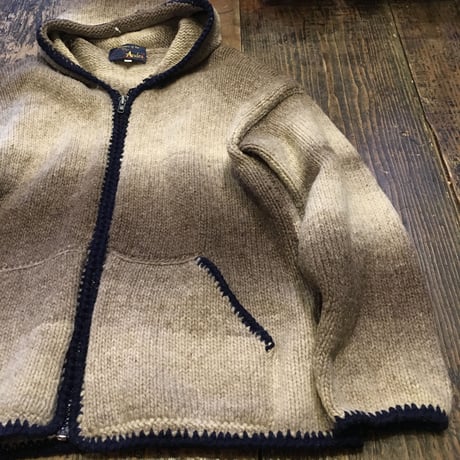 [USED] ほっこりニット ジップパーカー