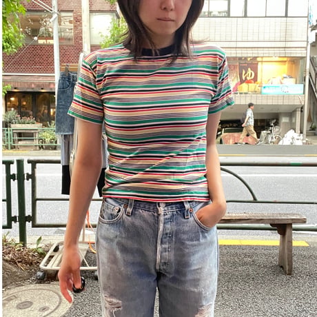 [USED]lady's mini tee ハデハデシリーズ🍊