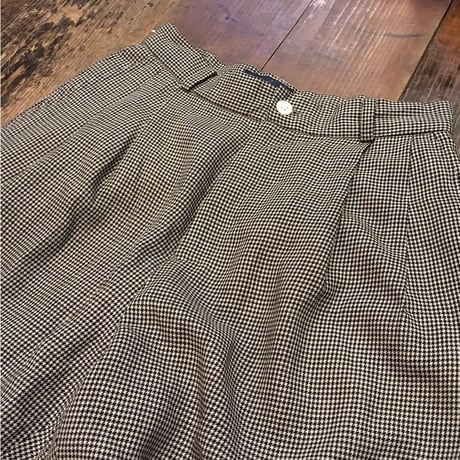 [USED] Ralph Lauren 千鳥柄タックpants