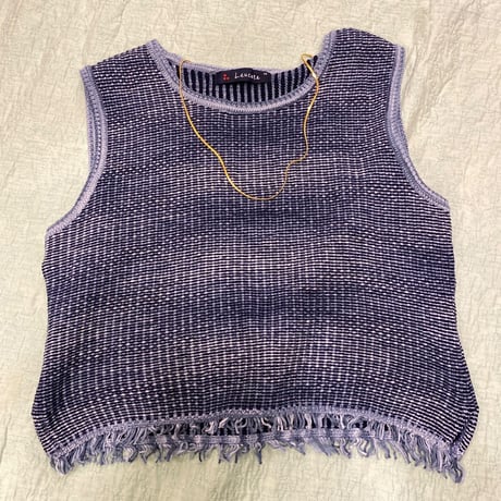 ［USED］デニム風編み編みTOPS♡
