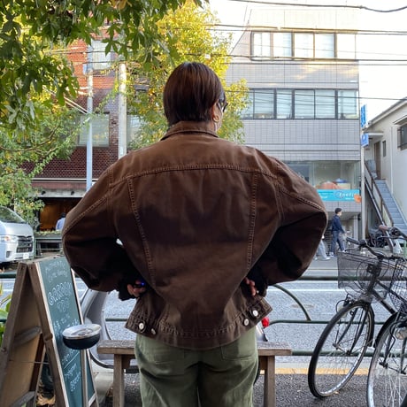[USED] Levi's BROWN デニムJKT