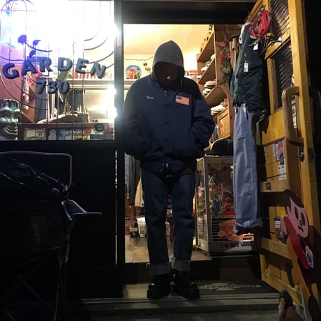 [USED] made in U.S.A. 星条旗ワッペン付きジャンパー