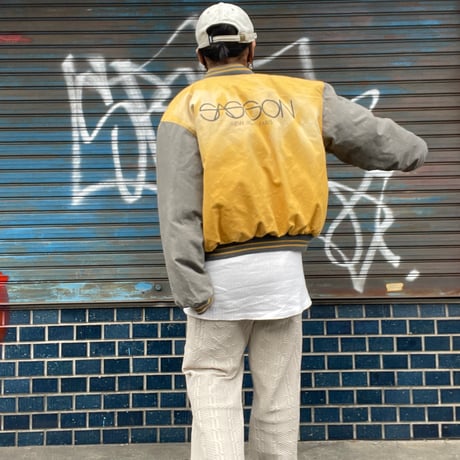 [USED] SASOON ダウンのリバーシブルスタジャン