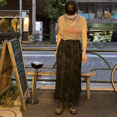 [USED] インド綿巻きスカート風イージーパンツ