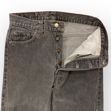 [USED] "Levi's 501" BLACK DENIM