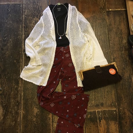 [USED] 太畝コーデュロイクラッチバッグ