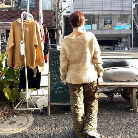 [USED] スエードパッチワークニット 🌼
