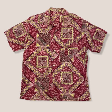 [USED] 総柄OPEN COLLAR SHIRT！