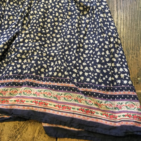 [USED] 小花柄 インド綿キャミソールワンピース