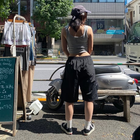 [USED] ナイロン素材のBLKカーゴSHORTS