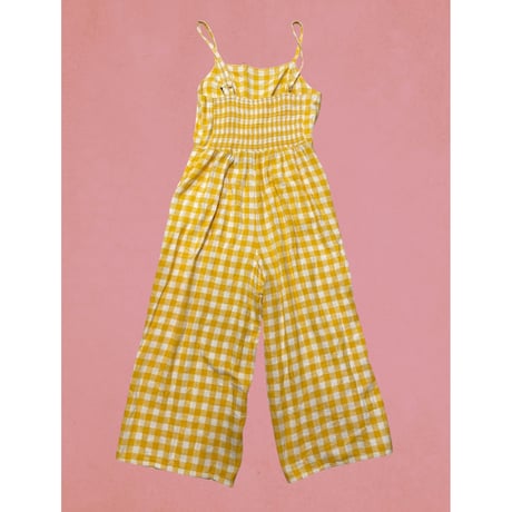 [USED]OLD NAVY ギンガムチェックAll in one💛