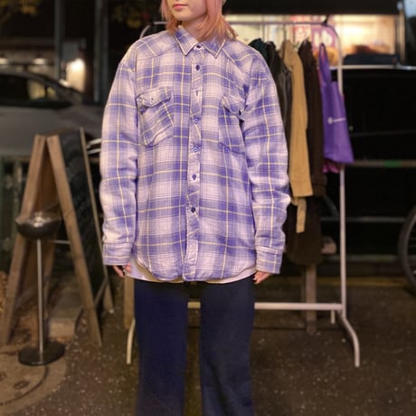 [USED] 中綿入りチェックネルJACKET