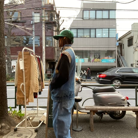 [USED]ベルト付きDENIME VEST