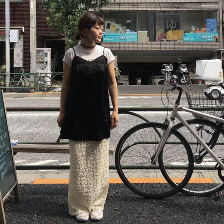 [USED] サテン地キャミワンピース
