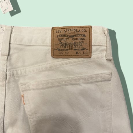 [USED] Levis オレンジタブ WHITE DENIM🧡