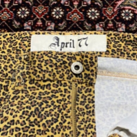[USED] April 77 スキニーパンツ レオパード