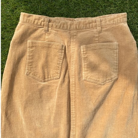 [USED] ハイウエスト スリットコーデュロイSKIRT