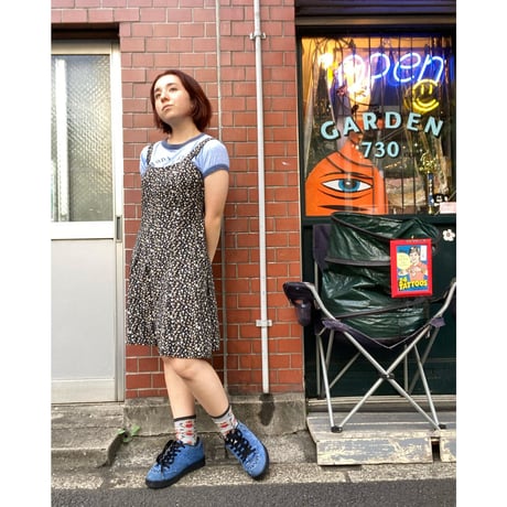 [USED]made in U.S.A.🌼 小花柄オールインワン