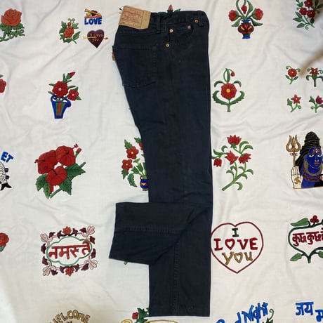 [USED] EURO Levi's 501 BLACK！