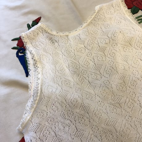 [USED] 針抜きレースのタンクトップ