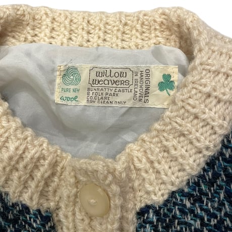 [USED] vintage♡WOOL KNIT JKT