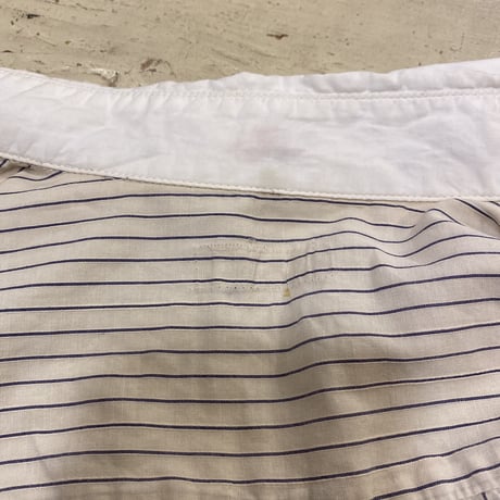 [USED]  ストライプクレリックシャツ