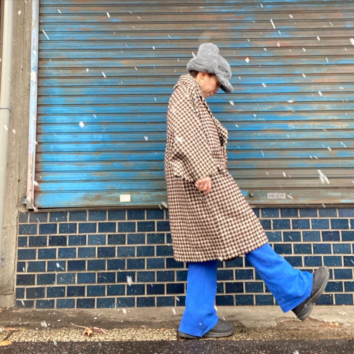 USED] vintage 千鳥格子 コート | garden730