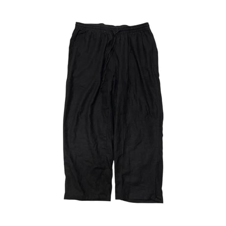 [USED] BLACK リネンイージーパンツ