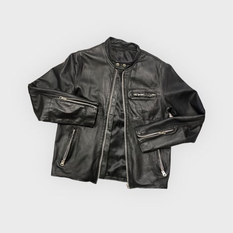 [USED] REAL LEATHER シングルライダース JKT!