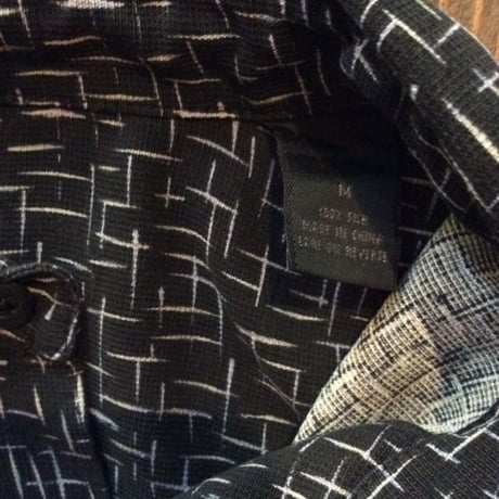 [USED] 100% SILK! カスリ柄 SHIRTS