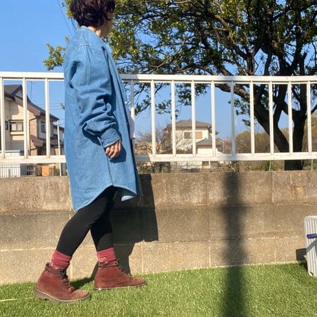 [USED] スタンドカラーDENIM シャツ
