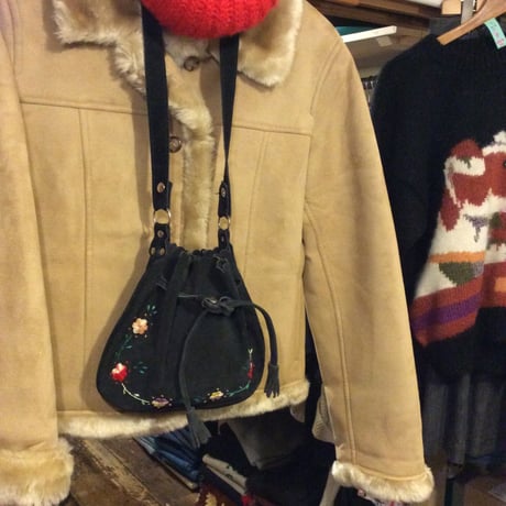 [USED] SUEDE ショルダーバッグ