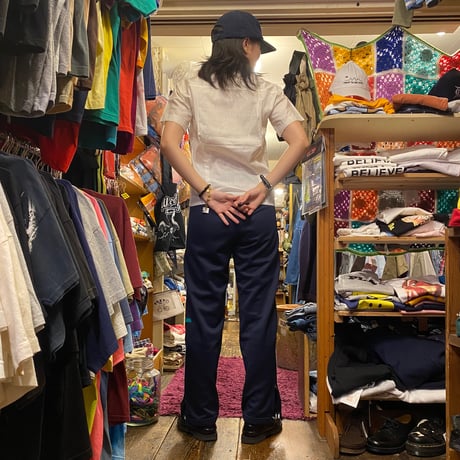 [USED]vintage!! Girlサイズの開襟シャツ