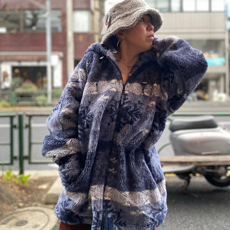 USED] 雪柄 ボア フリース コート❄️ | garden730