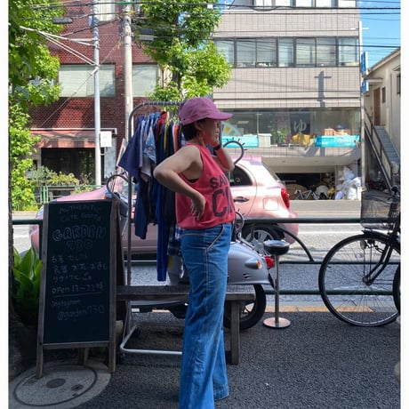 [USED] ノースリーブプリントTOPS❤️
