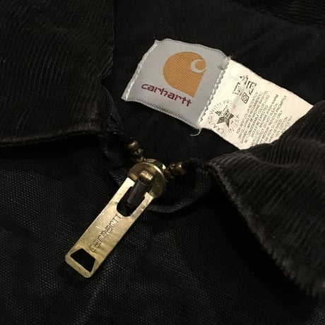 [USED] Carhartt 柄入り ダック JKT (WHITE/BLACK)