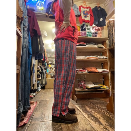 [USED] NEL CHECK  パジャマパンツ