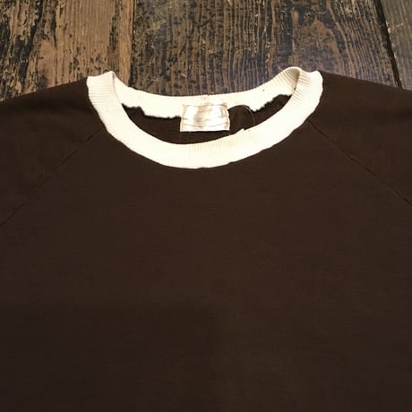 [USED] チョコ色♡ バイカラー SWEAT