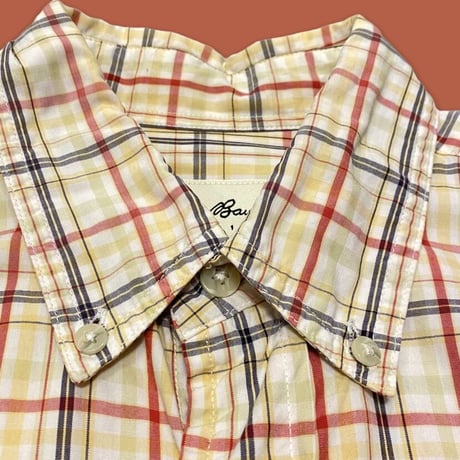 [USED]90‘s "Eddie Bauer" チェックB.Dシャツ