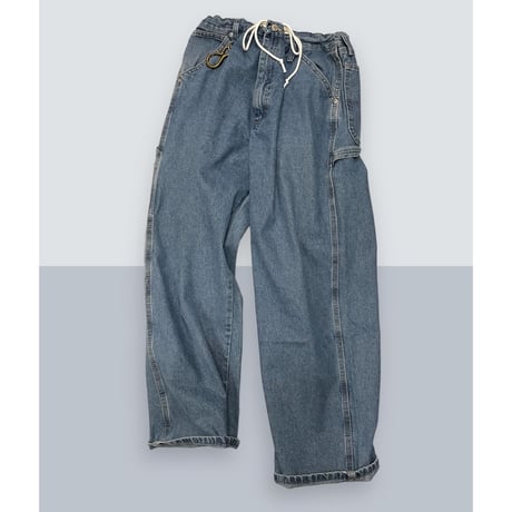 [USED] Wrangler 紐入れ DENIM PAINTER PANTS